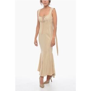 Sportmax Cora Habotai Midi Dress